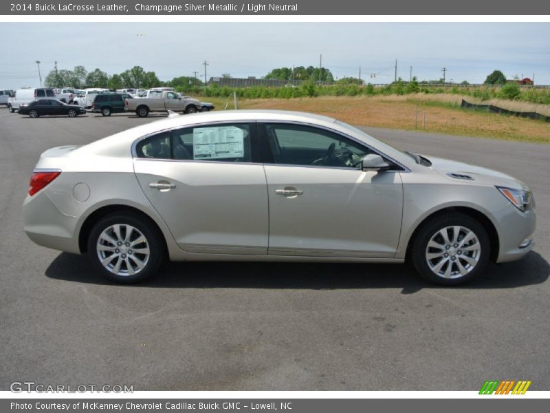 Champagne Silver Metallic / Light Neutral 2014 Buick LaCrosse Leather