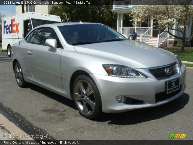 Tungsten Pearl / Saddle Tan 2011 Lexus IS 250C Convertible