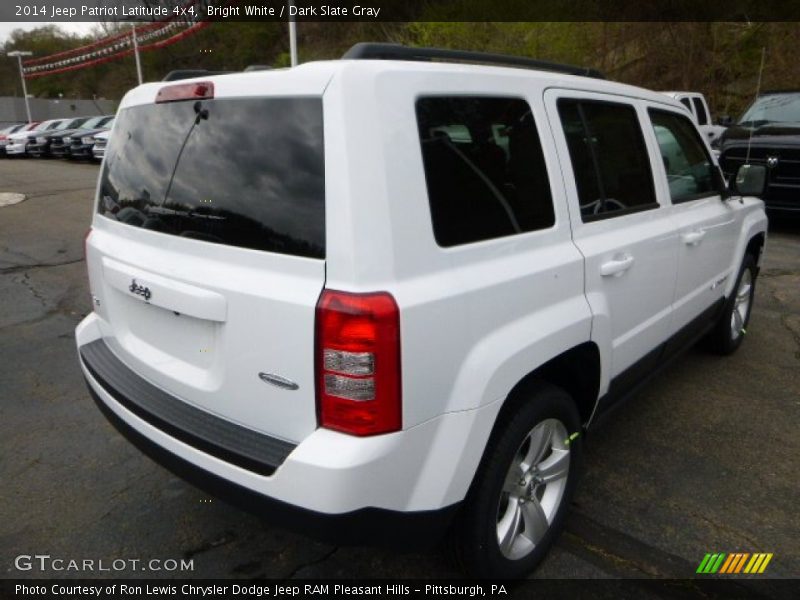 Bright White / Dark Slate Gray 2014 Jeep Patriot Latitude 4x4