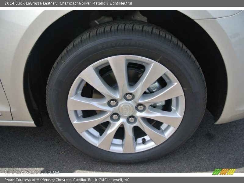 Champagne Silver Metallic / Light Neutral 2014 Buick LaCrosse Leather
