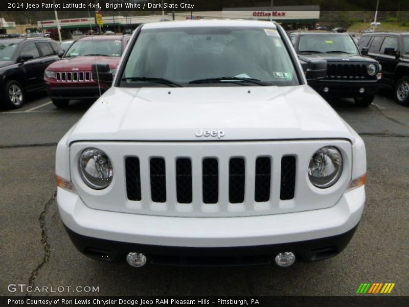 Bright White / Dark Slate Gray 2014 Jeep Patriot Latitude 4x4