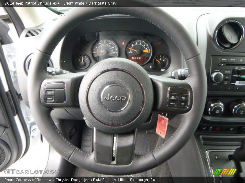 Bright White / Dark Slate Gray 2014 Jeep Patriot Latitude 4x4