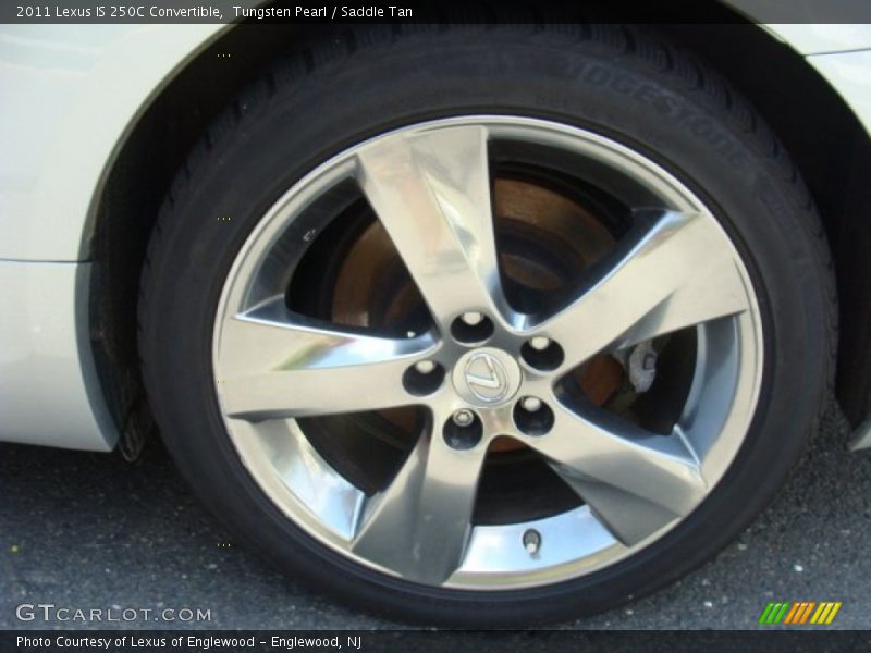 Tungsten Pearl / Saddle Tan 2011 Lexus IS 250C Convertible