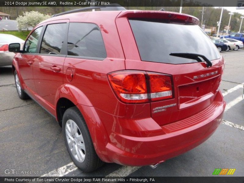 Redline 2-Coat Pearl / Black 2014 Dodge Journey SE AWD