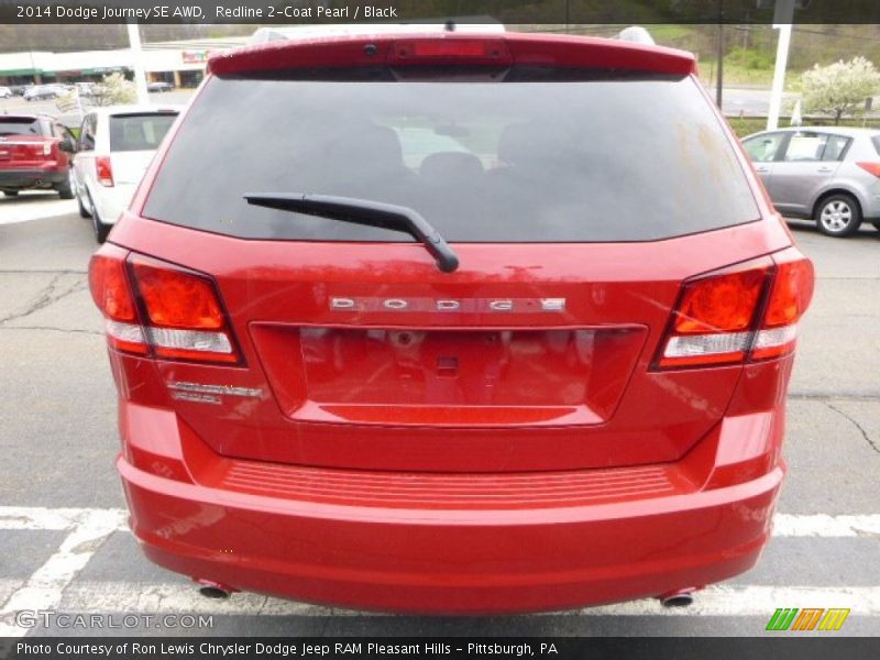 Redline 2-Coat Pearl / Black 2014 Dodge Journey SE AWD