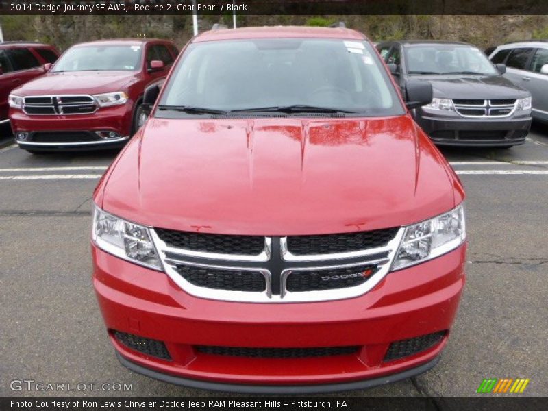 Redline 2-Coat Pearl / Black 2014 Dodge Journey SE AWD