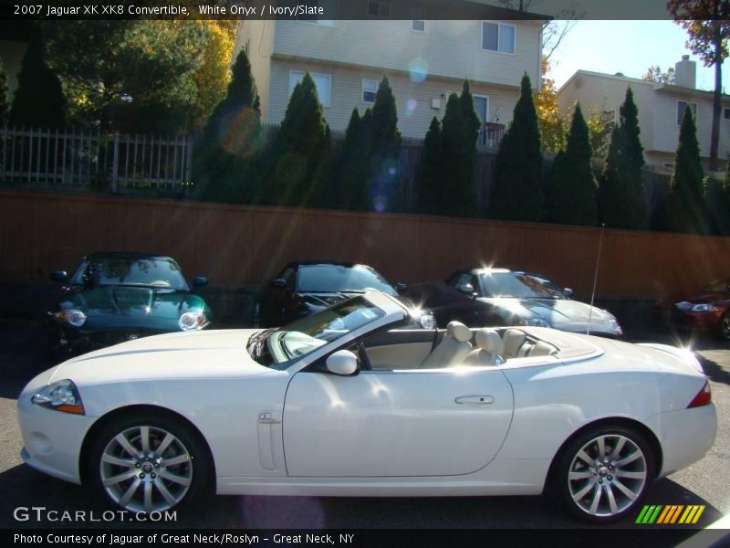 White Onyx / Ivory/Slate 2007 Jaguar XK XK8 Convertible