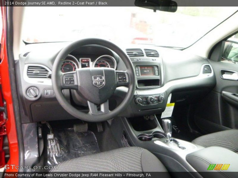  2014 Journey SE AWD Black Interior