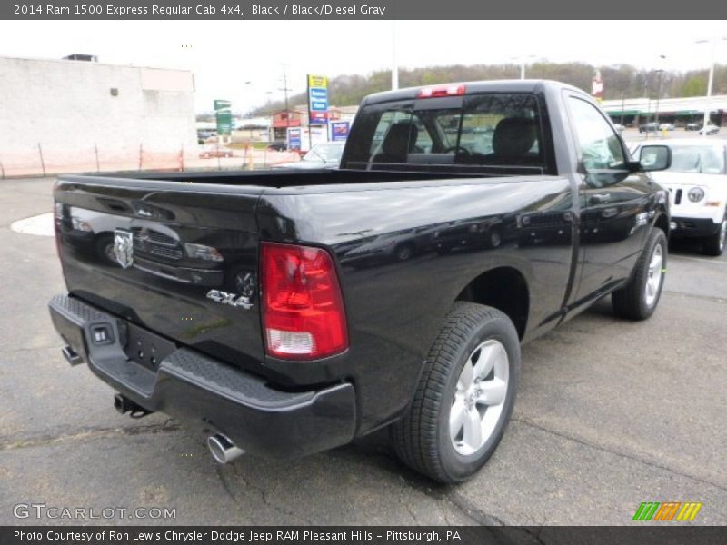 Black / Black/Diesel Gray 2014 Ram 1500 Express Regular Cab 4x4