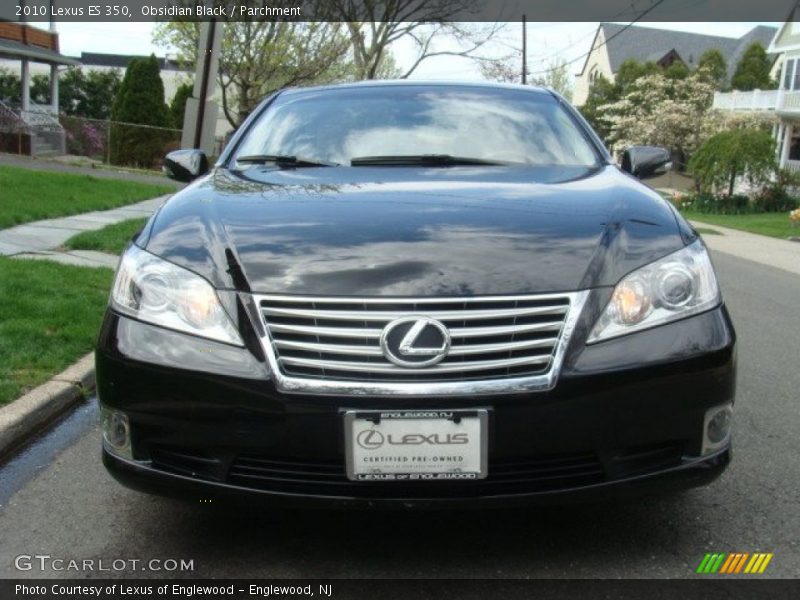 Obsidian Black / Parchment 2010 Lexus ES 350
