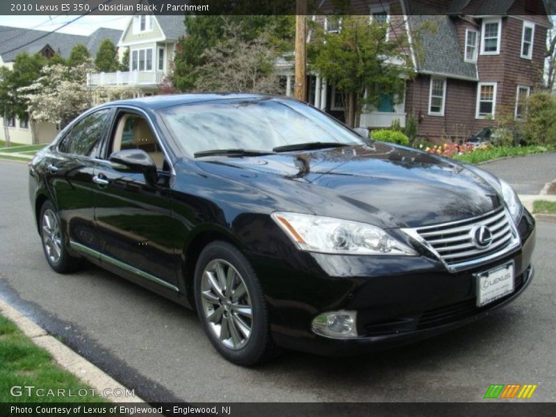 Obsidian Black / Parchment 2010 Lexus ES 350
