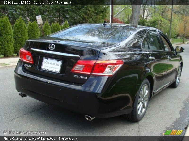 Obsidian Black / Parchment 2010 Lexus ES 350