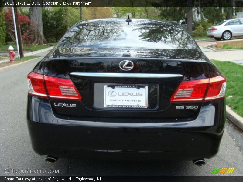 Obsidian Black / Parchment 2010 Lexus ES 350