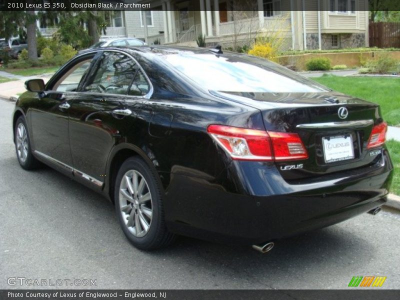 Obsidian Black / Parchment 2010 Lexus ES 350