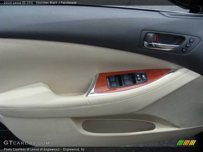 Obsidian Black / Parchment 2010 Lexus ES 350