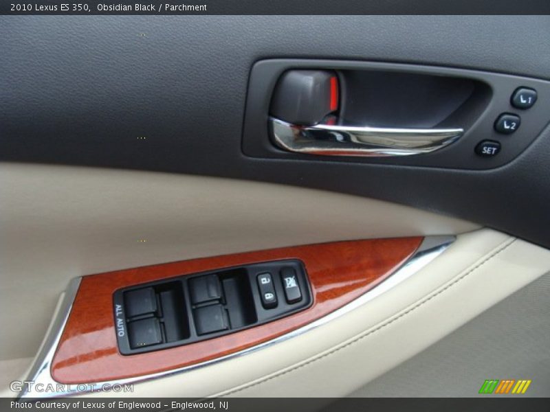 Obsidian Black / Parchment 2010 Lexus ES 350