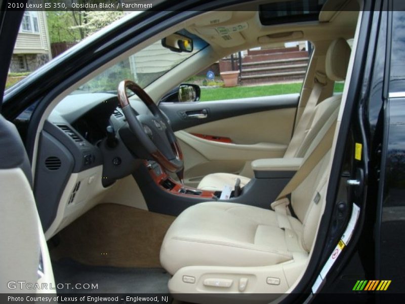 Obsidian Black / Parchment 2010 Lexus ES 350