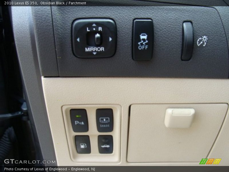 Obsidian Black / Parchment 2010 Lexus ES 350