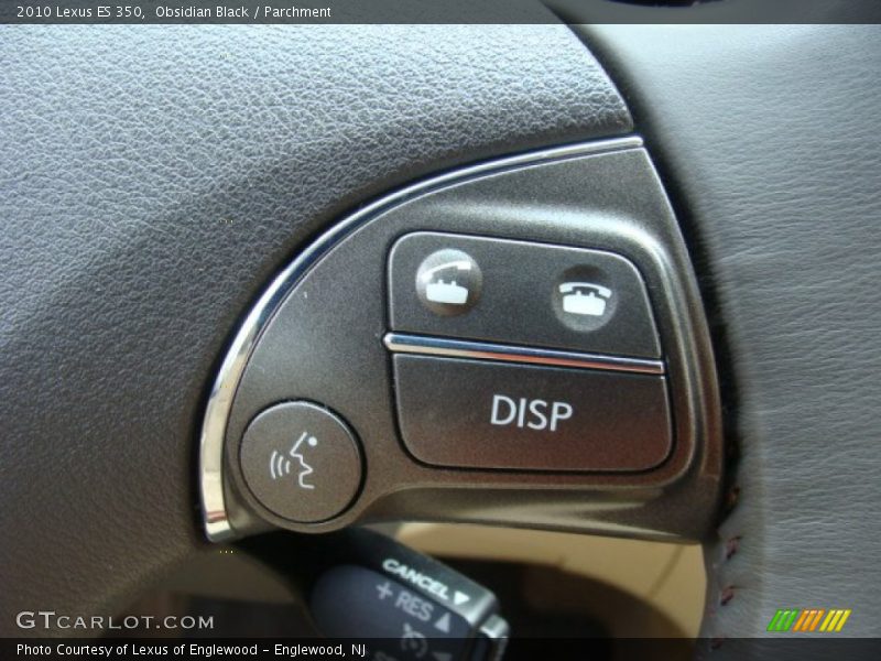 Obsidian Black / Parchment 2010 Lexus ES 350