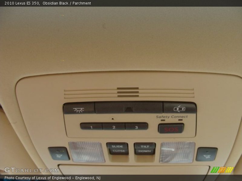 Obsidian Black / Parchment 2010 Lexus ES 350