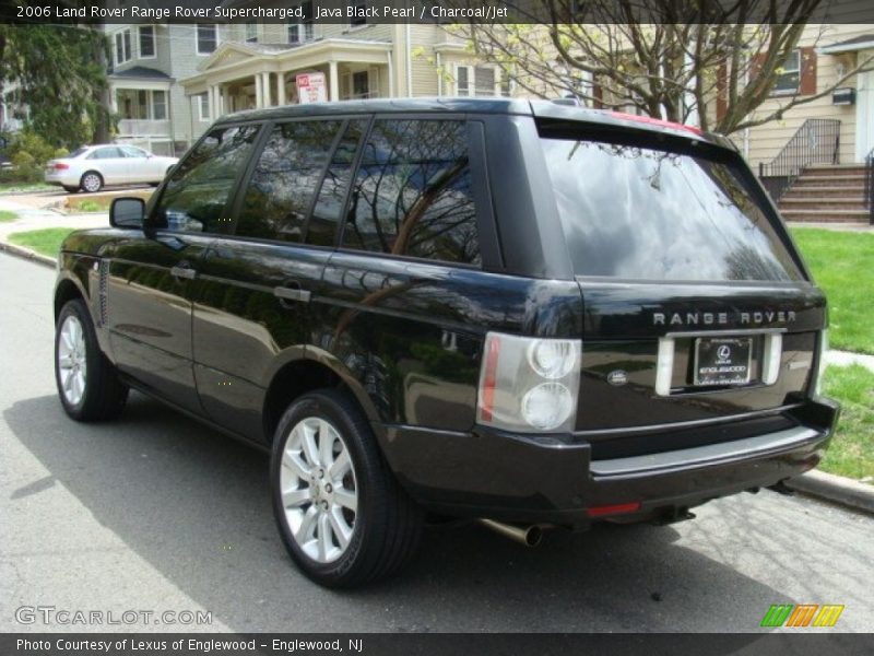 Java Black Pearl / Charcoal/Jet 2006 Land Rover Range Rover Supercharged