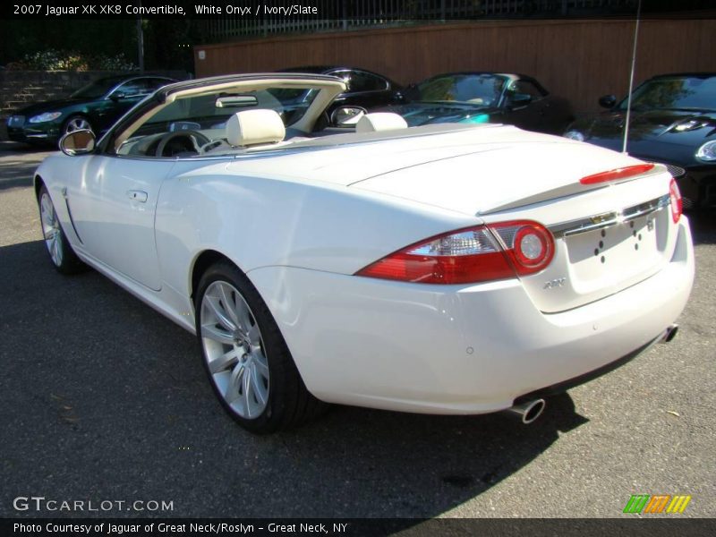 White Onyx / Ivory/Slate 2007 Jaguar XK XK8 Convertible