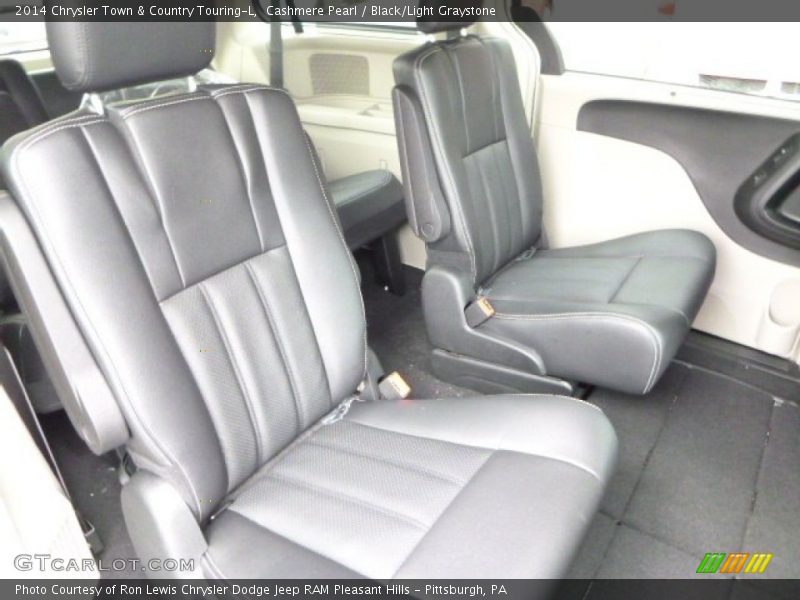 Cashmere Pearl / Black/Light Graystone 2014 Chrysler Town & Country Touring-L