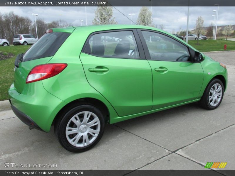 Spirted Green Metallic / Black 2012 Mazda MAZDA2 Sport