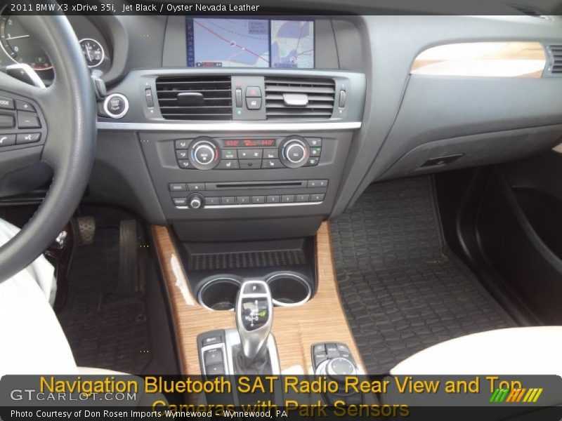 Jet Black / Oyster Nevada Leather 2011 BMW X3 xDrive 35i