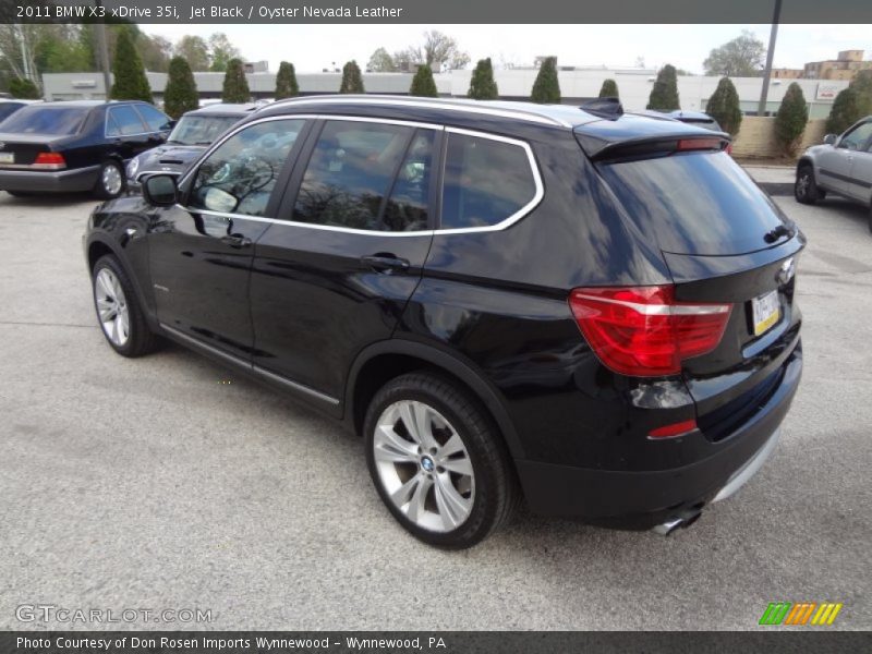Jet Black / Oyster Nevada Leather 2011 BMW X3 xDrive 35i