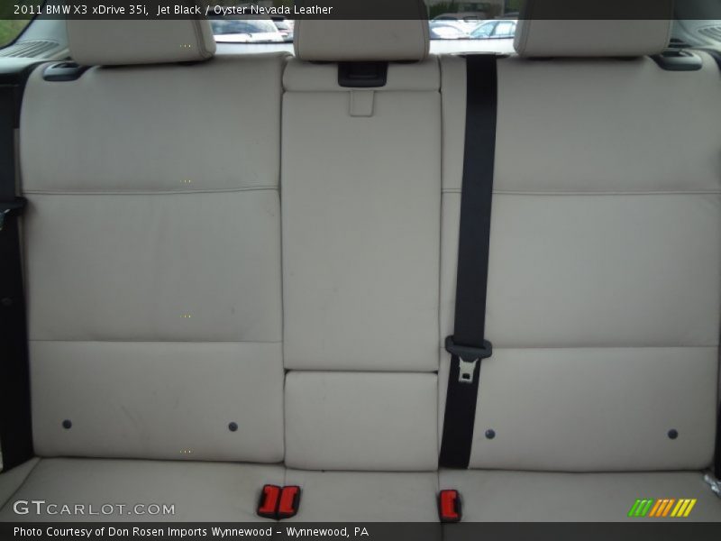 Jet Black / Oyster Nevada Leather 2011 BMW X3 xDrive 35i