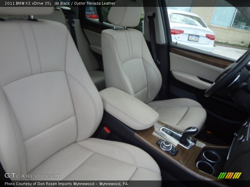 Jet Black / Oyster Nevada Leather 2011 BMW X3 xDrive 35i