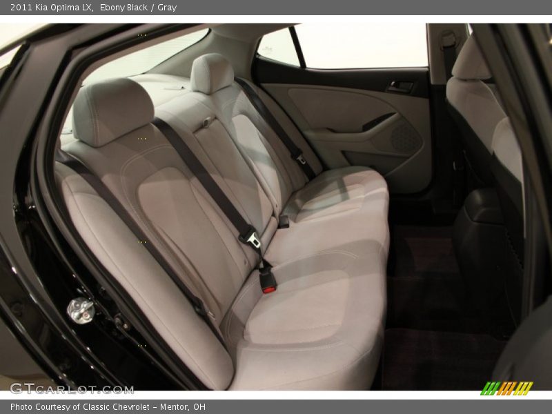 Ebony Black / Gray 2011 Kia Optima LX