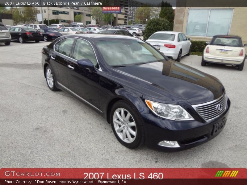 Black Sapphire Pearl / Cashmere 2007 Lexus LS 460