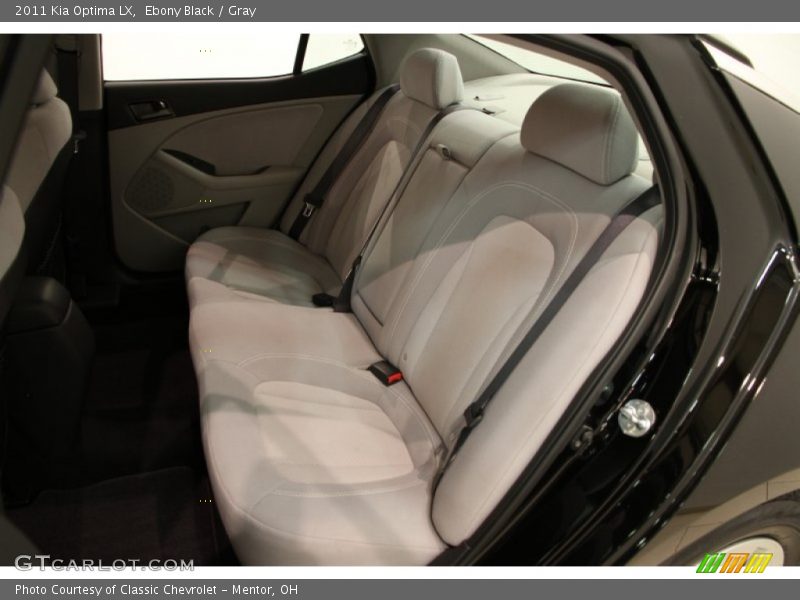 Ebony Black / Gray 2011 Kia Optima LX
