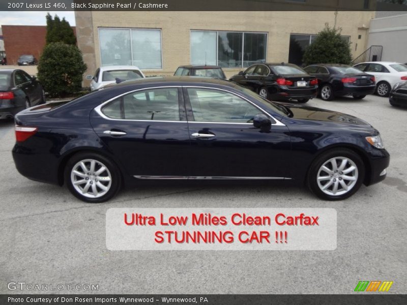 Black Sapphire Pearl / Cashmere 2007 Lexus LS 460