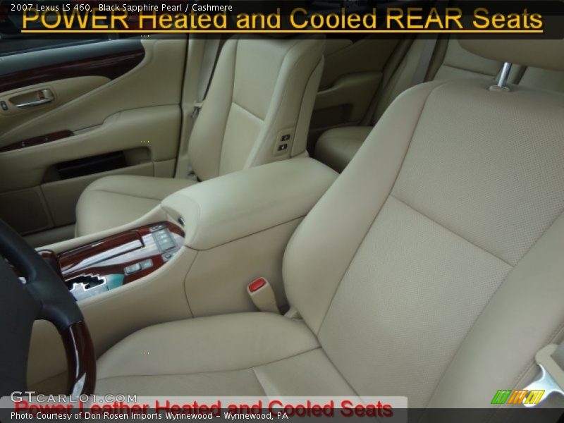 Black Sapphire Pearl / Cashmere 2007 Lexus LS 460