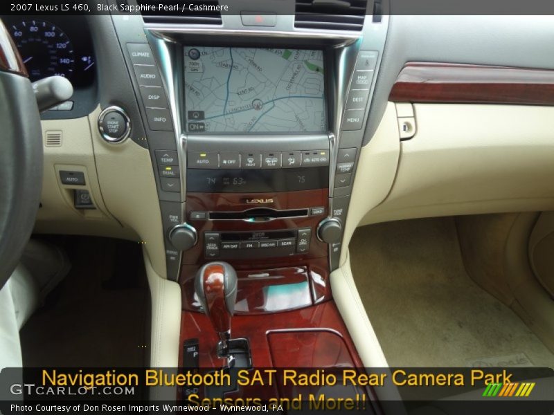 Black Sapphire Pearl / Cashmere 2007 Lexus LS 460