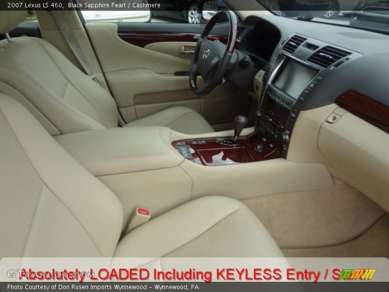 Black Sapphire Pearl / Cashmere 2007 Lexus LS 460