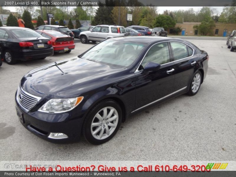 Black Sapphire Pearl / Cashmere 2007 Lexus LS 460