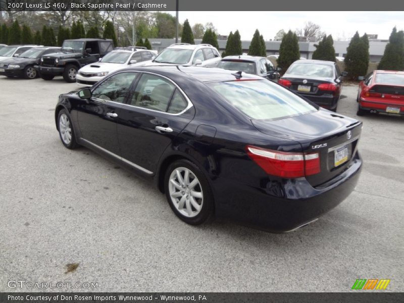 Black Sapphire Pearl / Cashmere 2007 Lexus LS 460