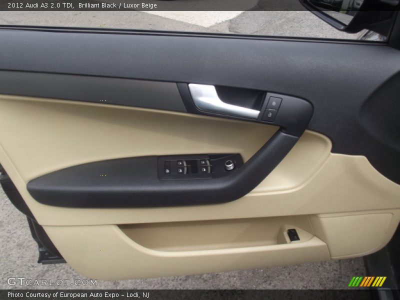 Brilliant Black / Luxor Beige 2012 Audi A3 2.0 TDI