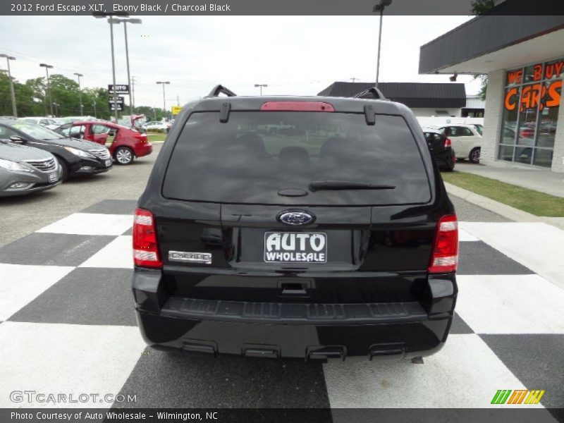 Ebony Black / Charcoal Black 2012 Ford Escape XLT