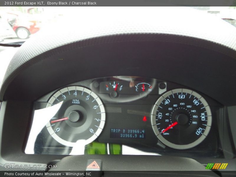 Ebony Black / Charcoal Black 2012 Ford Escape XLT
