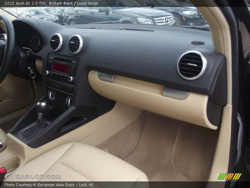 Brilliant Black / Luxor Beige 2012 Audi A3 2.0 TDI