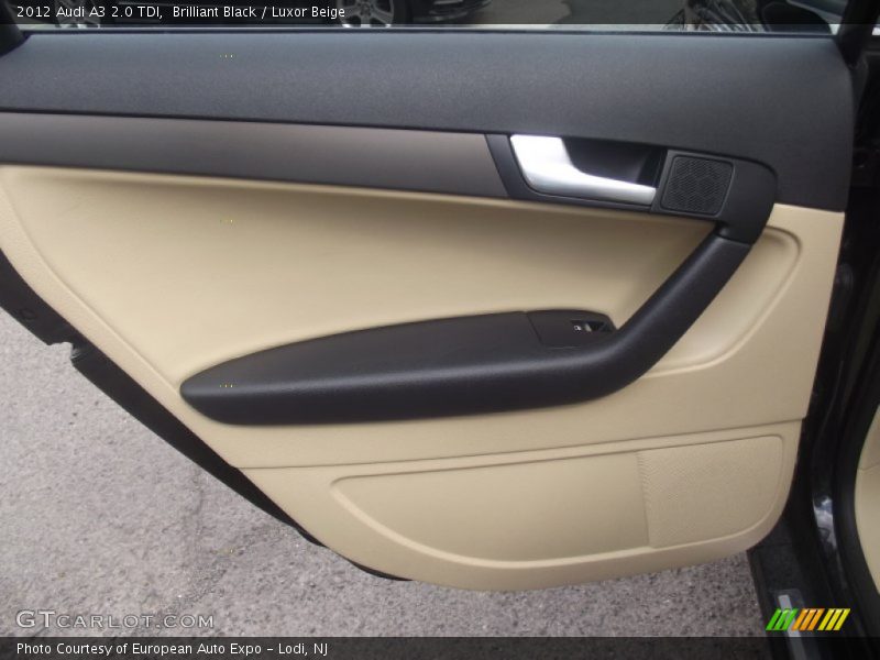 Brilliant Black / Luxor Beige 2012 Audi A3 2.0 TDI