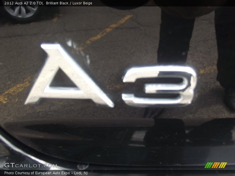 Brilliant Black / Luxor Beige 2012 Audi A3 2.0 TDI