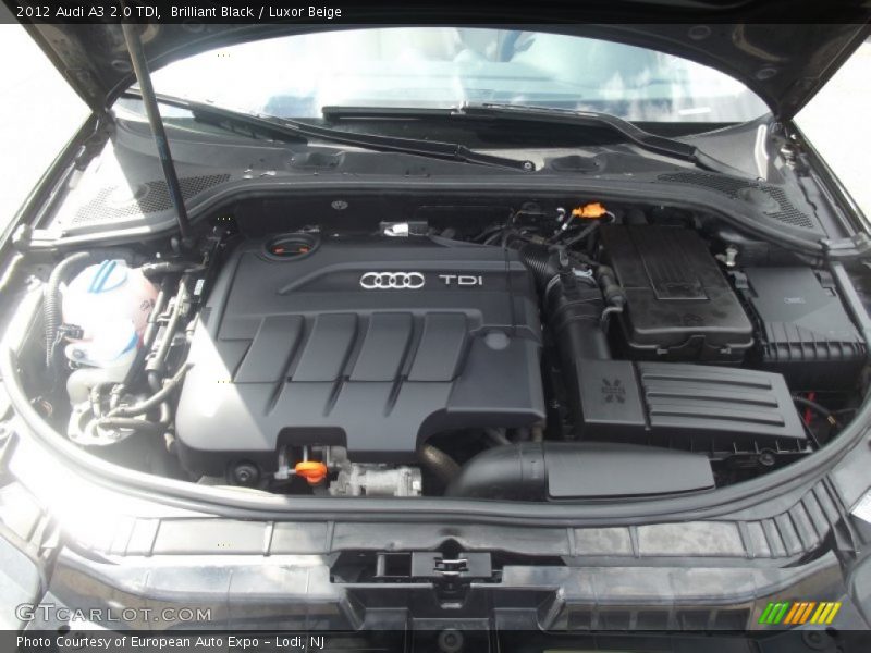 Brilliant Black / Luxor Beige 2012 Audi A3 2.0 TDI