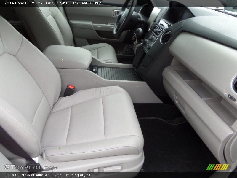 Crystal Black Pearl / Gray 2014 Honda Pilot EX-L 4WD