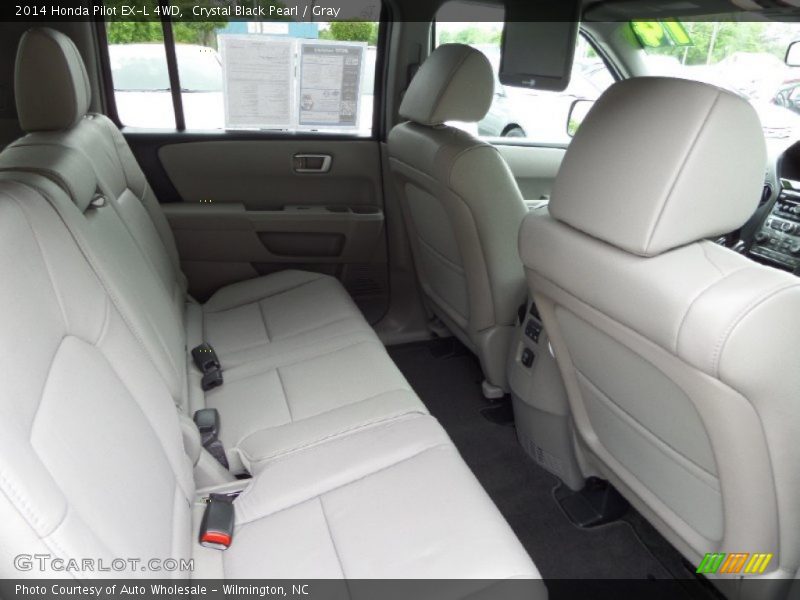 Crystal Black Pearl / Gray 2014 Honda Pilot EX-L 4WD